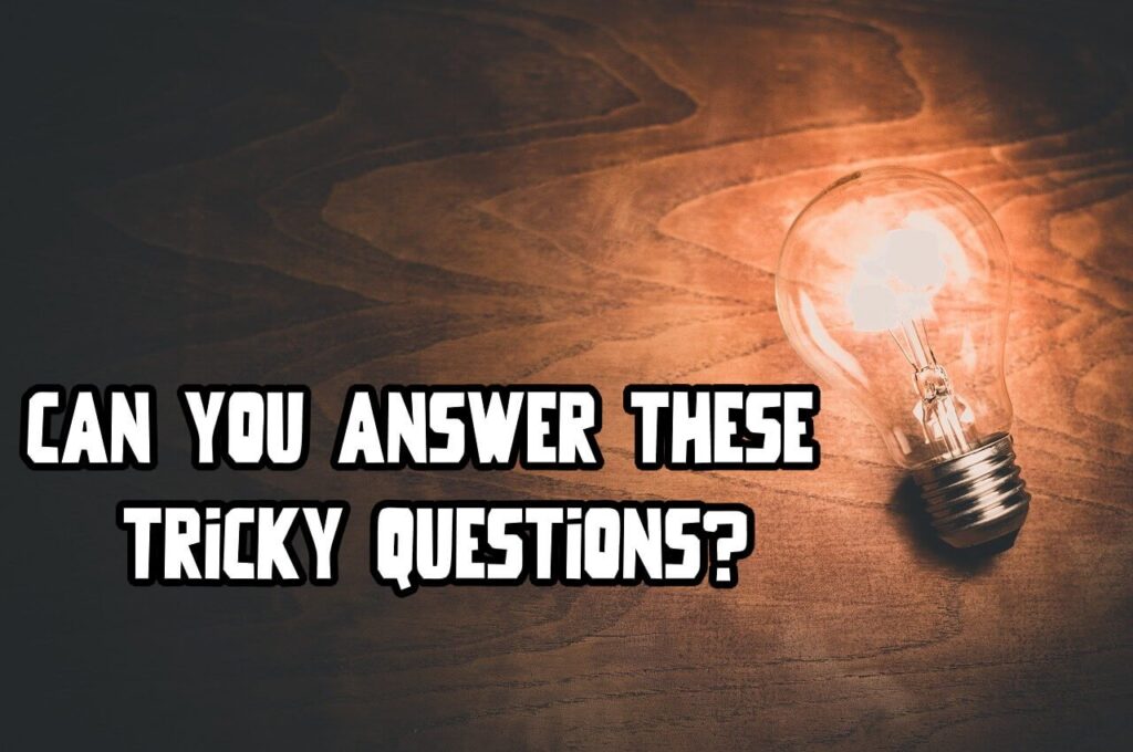 trick questions with answers